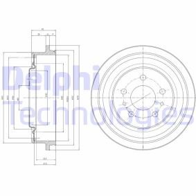 Compre Tambor de travão da DELPHI BF425 a um preço baixo por 44,75 €