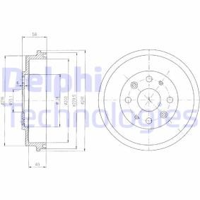 Compre Tambor de travão da DELPHI BF456 a um preço baixo por 24,04 €