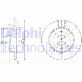 Compre Disco de travão da DELPHI BG3555 a um preço baixo por 45,19 €