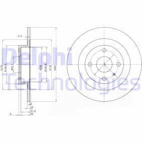 Compre Disco de travão da DELPHI BG3556 a um preço baixo por 24,71 €
