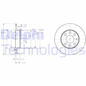Bremsscheibe von DELPHI