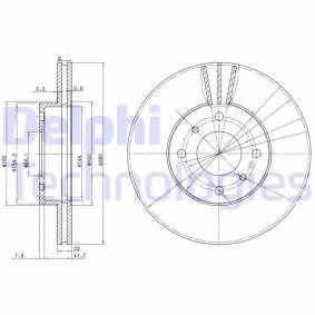 Comprar Disco de freno de DELPHI BG3596 a bajo precio de 38,91 €