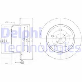 Osta Jarrulevy DELPHI:llä BG3660 edullisesti hintaan 50,79 €