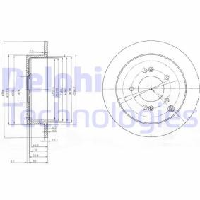 Bremsscheibe BG3680 für Santa Fe V (MX5) für 47,34 CHF