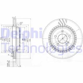 Compre Disco de travão da DELPHI BG3726 a um preço baixo por 37,81 €