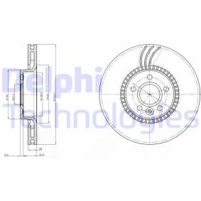 Compre Disco de travão da DELPHI BG3784 a um preço baixo por 51,47 €