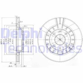 Osta Jarrulevy DELPHI:llä BG3806 edullisesti hintaan 55,09 €