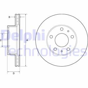 Compre Disco de travão da DELPHI BG3841 a um preço baixo por 100,04 €