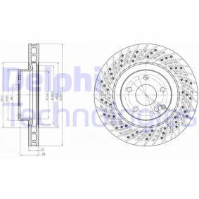 Köp Bromsskiva av DELPHI BG3883 till det låga priset 701,54 kr