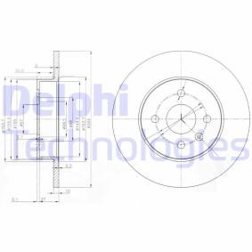 Compre Disco de travão da DELPHI BG3885 a um preço baixo por 52,70 €