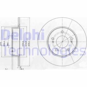 Compre Disco de travão da DELPHI BG3904 a um preço baixo por 94,02 €