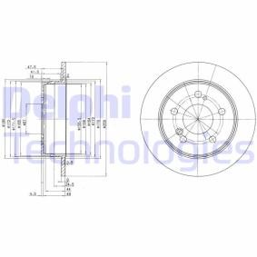 Köp Bromsskiva av DELPHI BG2291 till det låga priset 285,49 kr