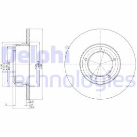 Acquista Disco freno da DELPHI BG2297 a buon mercato per soli 40,80 €