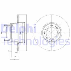 Comprar Disco de freno de DELPHI BG2316 a bajo precio de 90,82 €