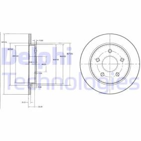 Compre Disco de travão da DELPHI BG2332 a um preço baixo por 21,71 €