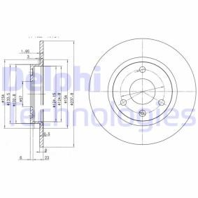 Compre Disco de travão da DELPHI BG2355 a um preço baixo por 19,75 €