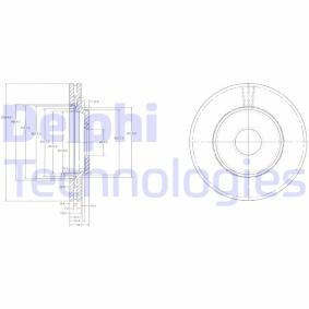 Compre Disco de travão da DELPHI BG2419 a um preço baixo por 33,30 €