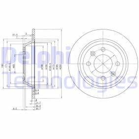 Compre Disco de travão da DELPHI BG2420 a um preço baixo por 20,87 €