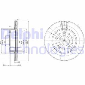 Compre Disco de travão da DELPHI BG2425 a um preço baixo por 30,26 €
