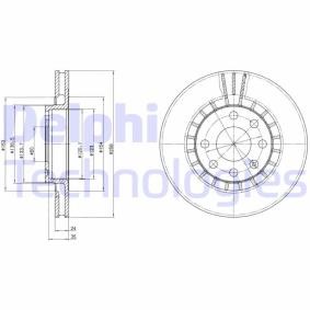 Compre Disco de travão da DELPHI BG2443 a um preço baixo por 28,03 €