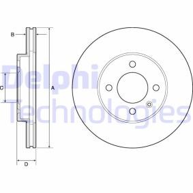 Compre Disco de travão da DELPHI BG2455 a um preço baixo por 26,88 €