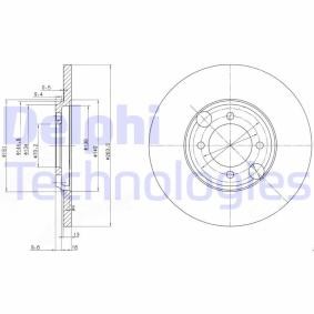 Osta Jarrulevy DELPHI:llä BG2508 edullisesti hintaan 62,23 €
