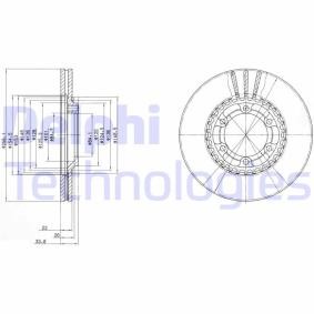 Compre Disco de travão da DELPHI BG2513 a um preço baixo por 45,53 €