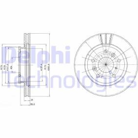 Compre Disco de travão da DELPHI BG2547 a um preço baixo por 21,03 €