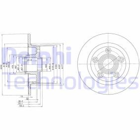 Compre Disco de travão da DELPHI BG2549 a um preço baixo por 60,46 €