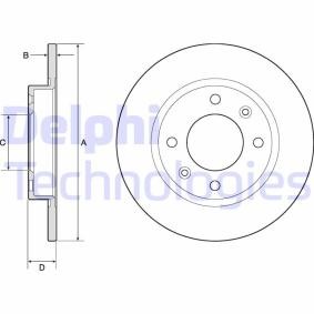 Acquista Disco freno da DELPHI BG2572 a buon mercato per soli 51,14 €