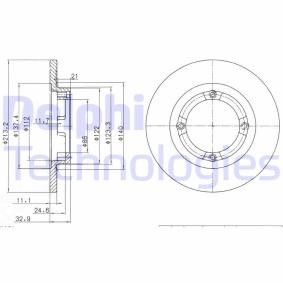 Compre Disco de travão da DELPHI BG2580 a um preço baixo por 19,15 €