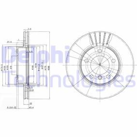 Compre Disco de travão da DELPHI BG2623 a um preço baixo por 24,17 €