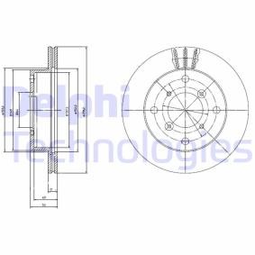 Compre Disco de travão da DELPHI BG2645 a um preço baixo por 23,59 €