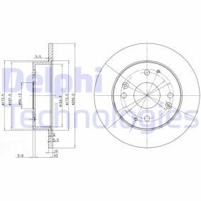 Compre Disco de travão da DELPHI BG2666 a um preço baixo por 25,61 €