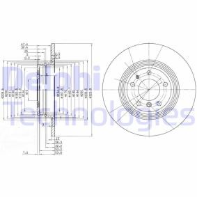 Achetez des Disque de frein DELPHI BG2671 à prix pour 69,33 €