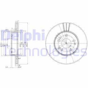 Köp Bromsskiva av DELPHI BG2677 till det låga priset 979,80 kr