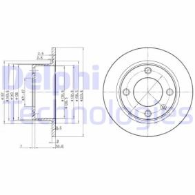 Compre Disco de travão da DELPHI BG2691 a um preço baixo por 19,15 €