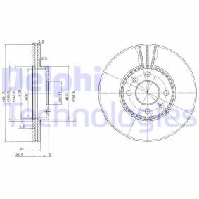 Bremsscheibe von DELPHI