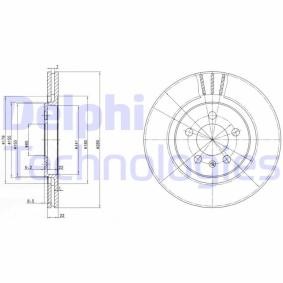 Compre Disco de travão da DELPHI BG2713 a um preço baixo por 28,75 €