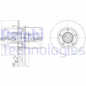 Compre Disco de travão da DELPHI BG2714 a um preço baixo por 26,34 €