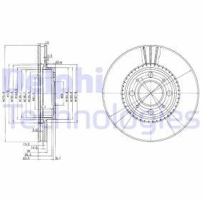 Compre Disco de travão da DELPHI BG2720 a um preço baixo por 34,78 €