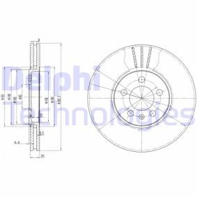 Bremsscheibe von DELPHI