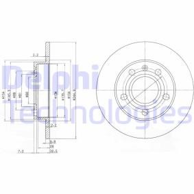 Compre Disco de travão da DELPHI BG2753 a um preço baixo por 38,12 €
