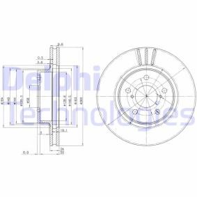 Compre Disco de travão da DELPHI BG2767 a um preço baixo por 28,86 €