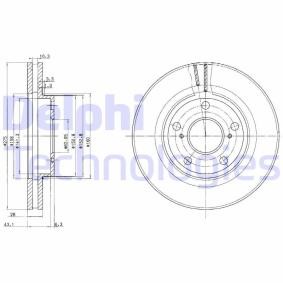 Compre Disco de travão da DELPHI BG2782 a um preço baixo por 37,17 €