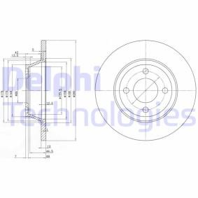 Bremsscheibe für AUDI von DELPHI