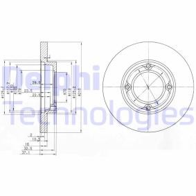 Compre Disco de travão da DELPHI BG2797 a um preço baixo por 48,85 €