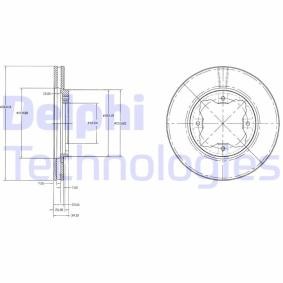 Compre Disco de travão da DELPHI BG2798 a um preço baixo por 28,79 €