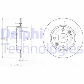 Compre Disco de travão da DELPHI BG2803 a um preço baixo por 19,31 €