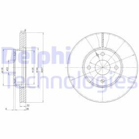 Compre Disco de travão da DELPHI BG2804 a um preço baixo por 28,93 €